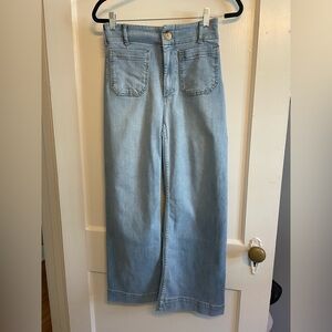 Maeve Light Blue Wide Leg Jeans from Anthropologie - size 26